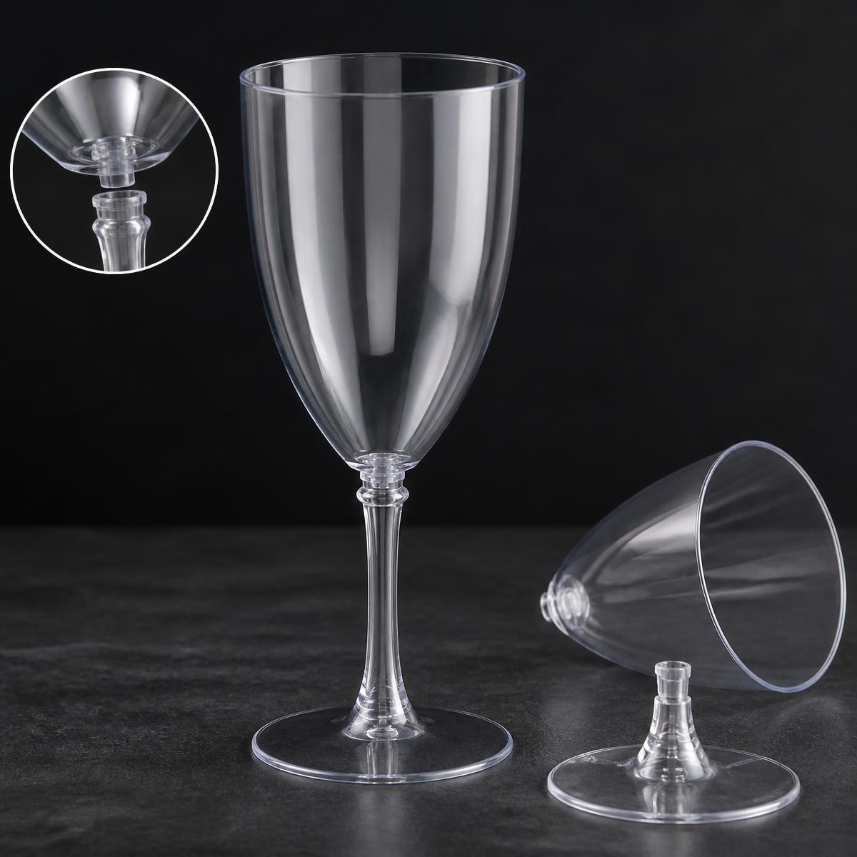 150 CC Şarap & Şampanya Bardağı — şeffaf sert plastik bardak