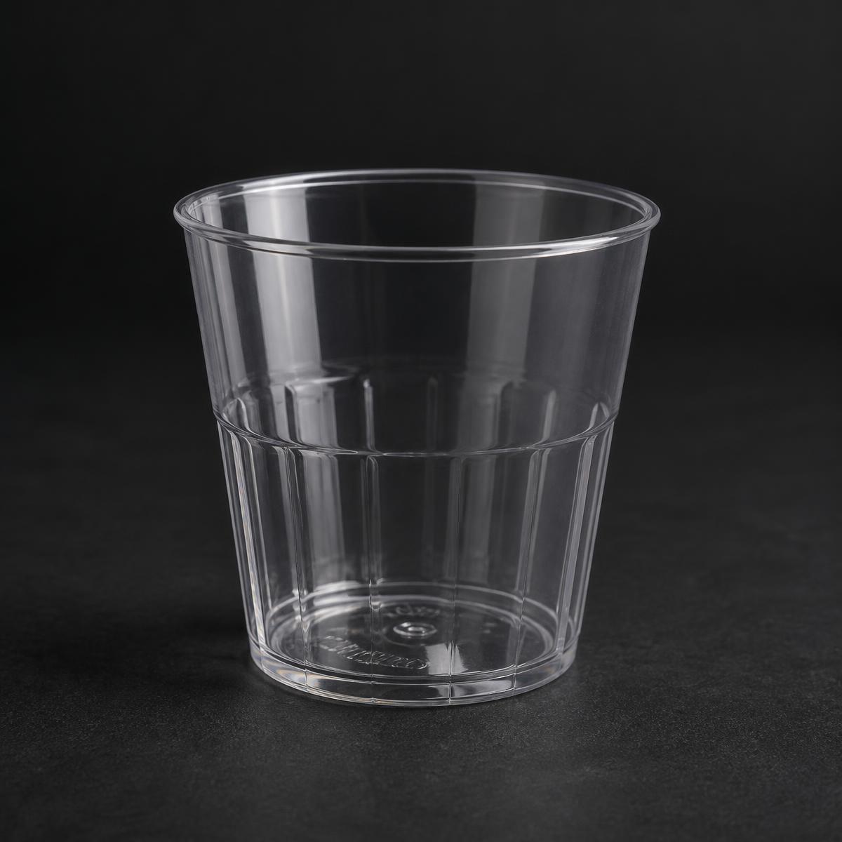220 CC Viski Bardağı — şeffaf sert plastik bardak